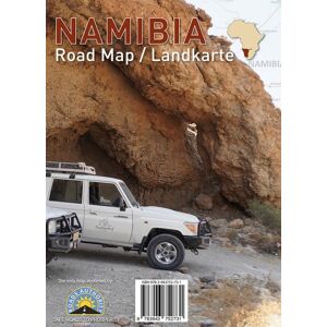 HUBER Namibia Road Map / Landkarte Campsite Edition HUBER Namibia Road Map / Landkarte Campsite Edition