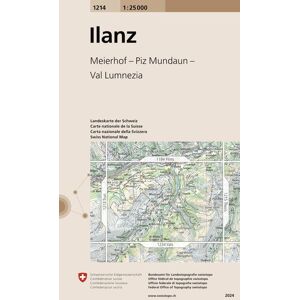 Swisstopo 1 : 25 000 Ilanz Swisstopo 1 : 25 000 Ilanz