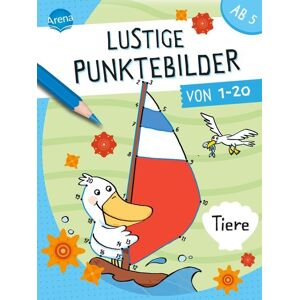 Arena Lustige Punktebilder von 1-20. Tiere Arena Lustige Punktebilder von 1-20. Tiere