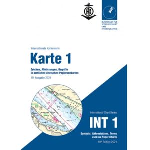 Bundesamt für Seeschifffahrt und Hydrographie Karte 1 - Zeichen, Abkürzungen, Begriffe in amtlichen deutschen Seekarten (Internationale Kartenserie) Bundesamt für Seeschifffahrt und Hydrographie Karte 1 - Zeichen, Abkürzungen, Begriffe in amtlichen deutschen Seekarten (Internationale Kartenserie)