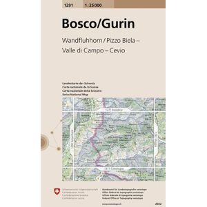 Swisstopo 1 : 25 000 Bosco/Gurin Swisstopo 1 : 25 000 Bosco/Gurin