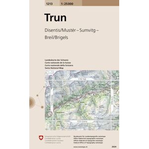Swisstopo 1 : 25 000 Trun Swisstopo 1 : 25 000 Trun
