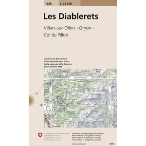 Swisstopo 1 : 25 000 Les Diablerets Swisstopo 1 : 25 000 Les Diablerets