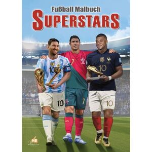 Dhamma Verlag Fußball Malbuch Superstars WM 2022 für Kinder ab 6 Jahren mit über 50 Ausmalbildern Dhamma Verlag Fußball Malbuch Superstars WM 2022 für Kinder ab 6 Jahren mit über 50 Ausmalbildern