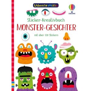 Usborne Minis - Sticker-Kreativbuch: Monster-Gesichter Usborne Minis - Sticker-Kreativbuch: Monster-Gesichter
