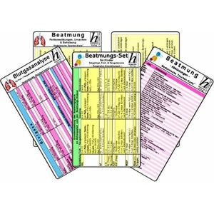 Hawelka, Uwe Beatmungs-Karten-Set für Kinder, Säuglinge, Früh- & Neugeborene - Medizinische Taschen-Karte Hawelka, Uwe Beatmungs-Karten-Set für Kinder, Säuglinge, Früh- & Neugeborene - Medizinische Taschen-Karte