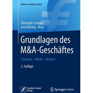 Springer Fachmedien Wiesbaden GmbH Grundlagen des M&A-Geschäftes Springer Fachmedien Wiesbaden GmbH Grundlagen des M&A-Geschäftes
