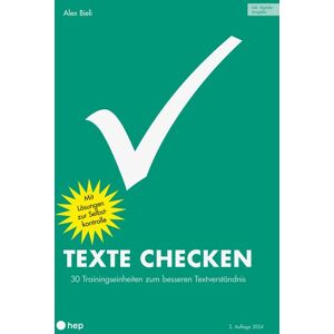 hep verlag Texte checken (Print inkl. E-Book Edubase) hep verlag Texte checken (Print inkl. E-Book Edubase)