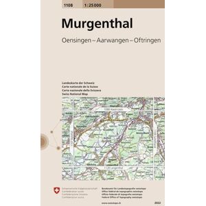 Swisstopo 1 : 25 000 Murgenthal Swisstopo 1 : 25 000 Murgenthal