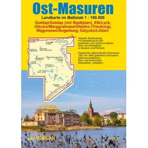 Blochplan Landkarte Ost-Masuren Blochplan Landkarte Ost-Masuren