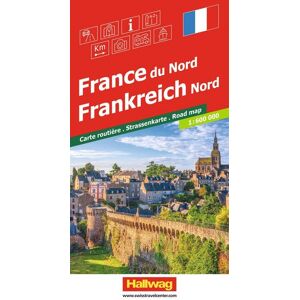 Hallwag Strassenkarte Frankreich Nord 1:600.000 Hallwag Strassenkarte Frankreich Nord 1:600.000