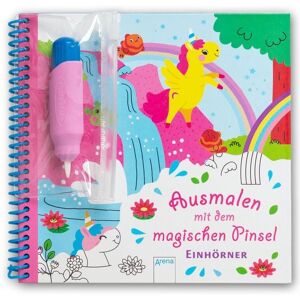 Arena Ausmalen mit dem magischen Pinsel. Einhörner Arena Ausmalen mit dem magischen Pinsel. Einhörner
