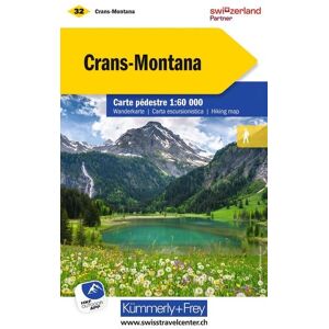 Kümmerly+Frey KuF Schweiz Wanderkarte 32 Crans-Montana Kümmerly+Frey KuF Schweiz Wanderkarte 32 Crans-Montana