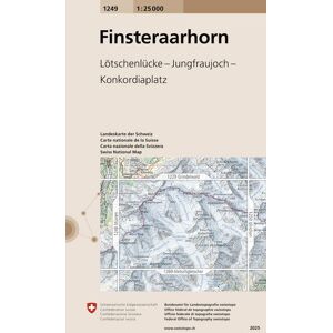 Swisstopo 1 : 25 000 Finsteraarhorn Swisstopo 1 : 25 000 Finsteraarhorn