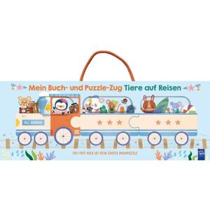 Yoyo Books Mein Buch- und Puzzle-Zug: Tiere auf Reisen Yoyo Books Mein Buch- und Puzzle-Zug: Tiere auf Reisen