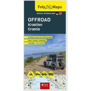 TVV Touristik-Verlag GmbH FolyMaps OFFROAD Kroatien 1:250 000 TVV Touristik-Verlag GmbH FolyMaps OFFROAD Kroatien 1:250 000