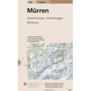 Swisstopo 1 : 25 000 Mürren Swisstopo 1 : 25 000 Mürren