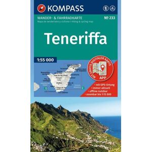 Kompass-Karten KOMPASS Wanderkarte 233 Teneriffa 1:50.000 Kompass-Karten KOMPASS Wanderkarte 233 Teneriffa 1:50.000