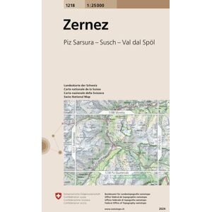 Swisstopo 1 : 25 000 Zernez Swisstopo 1 : 25 000 Zernez