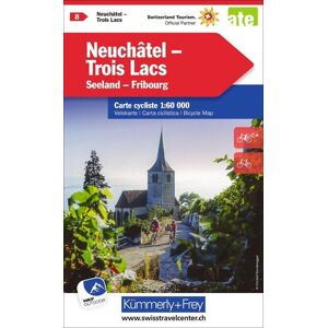 Kümmerly+Frey KuF Schweiz Radkarte 8 Neuchatel Kümmerly+Frey KuF Schweiz Radkarte 8 Neuchatel