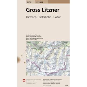 Swisstopo 1 : 25 000 Gross Litzner Swisstopo 1 : 25 000 Gross Litzner