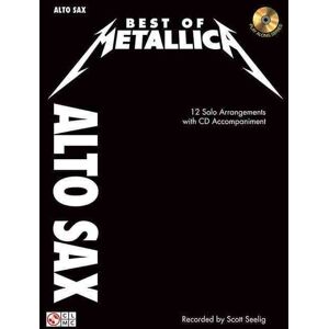 Cherry Lane Music Company Best of Metallica - Instrumental Solos for Alto Sax Book/Online Audio Cherry Lane Music Company Best of Metallica - Instrumental Solos for Alto Sax Book/Online Audio