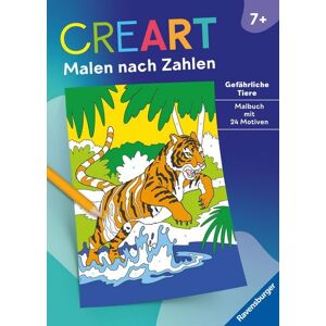Ravensburger Verlag GmbH CreArt Malen nach Zahlen ab 7: Gefährliche Tiere Ravensburger Verlag GmbH CreArt Malen nach Zahlen ab 7: Gefährliche Tiere