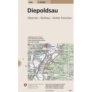 Swisstopo 1 : 25 000 Diepoldsau Swisstopo 1 : 25 000 Diepoldsau