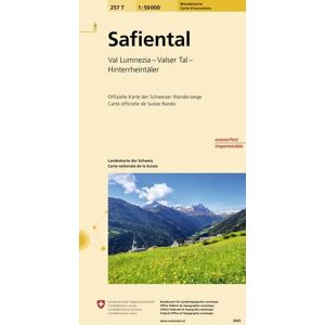 Swisstopo 1 : 50 000 Safiental Swisstopo 1 : 50 000 Safiental