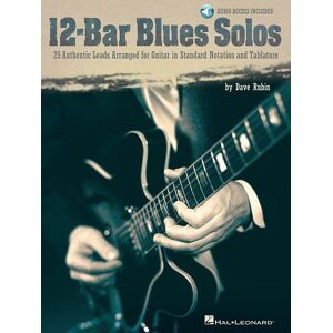 Hal Leonard Corporation 12-Bar Blues Solos Book/Online Audio Hal Leonard Corporation 12-Bar Blues Solos Book/Online Audio