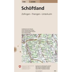 Swisstopo 1 : 25 000 Schöftland Swisstopo 1 : 25 000 Schöftland