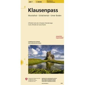 Swisstopo 1 : 50 000 Klausenpass Swisstopo 1 : 50 000 Klausenpass