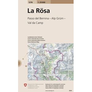 Swisstopo 1 : 25 000 La Rösa Swisstopo 1 : 25 000 La Rösa