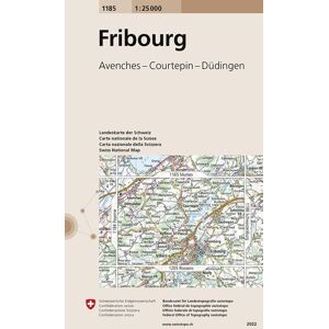 Swisstopo 1 : 25 000 Fribourg / Freiburg Swisstopo 1 : 25 000 Fribourg / Freiburg