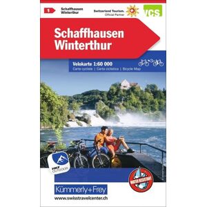 Kümmerly+Frey KuF Schweiz Radkarte 1 Schaffhausen-Winterthur Kümmerly+Frey KuF Schweiz Radkarte 1 Schaffhausen-Winterthur