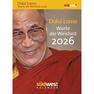 Südwest Verlag Dalai Lama - Worte der Weisheit 2026 - Tagesabreißkalender zum Aufstellen oder Aufhängen Südwest Verlag Dalai Lama - Worte der Weisheit 2026 - Tagesabreißkalender zum Aufstellen oder Aufhängen