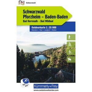 Kümmerly+Frey Outdoorkarte Deutschland 52 Schwarzwald, Pforzheim, Baden-Baden 1:35.000 Kümmerly+Frey Outdoorkarte Deutschland 52 Schwarzwald, Pforzheim, Baden-Baden 1:35.000