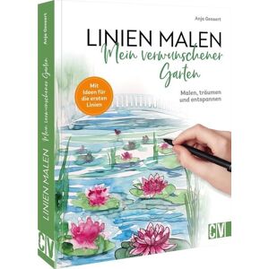 Christophorus Linien malen – Mein verwunschener Garten Christophorus Linien malen – Mein verwunschener Garten