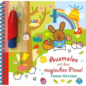 Arena Ausmalen mit dem magischen Pinsel. Frohe Ostern! Arena Ausmalen mit dem magischen Pinsel. Frohe Ostern!