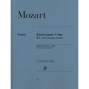 Henle, Günter Wolfgang Amadeus Mozart - Klaviersonate C-dur KV 545 (Sonata facile)