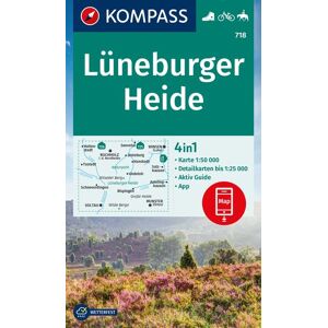 Kompass-Karten KOMPASS Wanderkarte 718 Lüneburger Heide 1:50.000 Kompass-Karten KOMPASS Wanderkarte 718 Lüneburger Heide 1:50.000