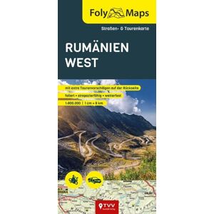 TVV Touristik-Verlag GmbH FolyMap Rumänien West TVV Touristik-Verlag GmbH FolyMap Rumänien West