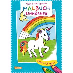 Carlsen Ausmalbilder für Kita-Kinder: Mein erstes großes Malbuch: Einhörner Carlsen Ausmalbilder für Kita-Kinder: Mein erstes großes Malbuch: Einhörner
