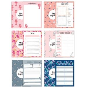 Nova MD 6 Notizblöcke A6 inkl. To Do Liste, Notizblock, Wochenplaner bzw. Kalender, Einkaufsliste und Block Schiffe versenken. 50 Seiten pro Block mit farbenfroher Rückseite in DIN A6. Verpackt in passender Geschenkschachtel Nova MD 6 Notizblöcke A6 inkl. To Do Liste, Notizblock, Wochenplaner bzw. Kalender, Einkaufsliste und Block Schiffe versenken. 50 Seiten pro Block mit farbenfroher Rückseite in DIN A6. Verpackt in passender Geschenkschachtel