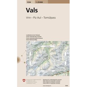 Swisstopo 1 : 25 000 Vals Swisstopo 1 : 25 000 Vals