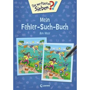 Loewe Die verflixten Sieben - Mein Fehler-Such-Buch - Am Meer Loewe Die verflixten Sieben - Mein Fehler-Such-Buch - Am Meer