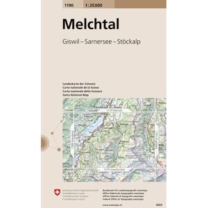 Swisstopo 1 : 25 000 Melchtal Swisstopo 1 : 25 000 Melchtal