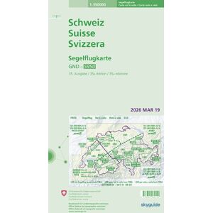 Swisstopo Segelflugkarte 2026 Swisstopo Segelflugkarte 2026