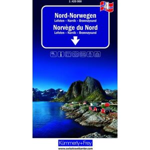 Kümmerly+Frey Regional-Strassenkarte 4 Nord-Norwegen 1:420.000 Kümmerly+Frey Regional-Strassenkarte 4 Nord-Norwegen 1:420.000