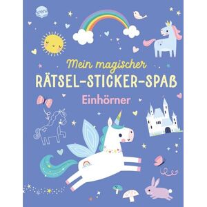 Arena Mein magischer Rätsel-Sticker-Spaß. Einhörner Arena Mein magischer Rätsel-Sticker-Spaß. Einhörner